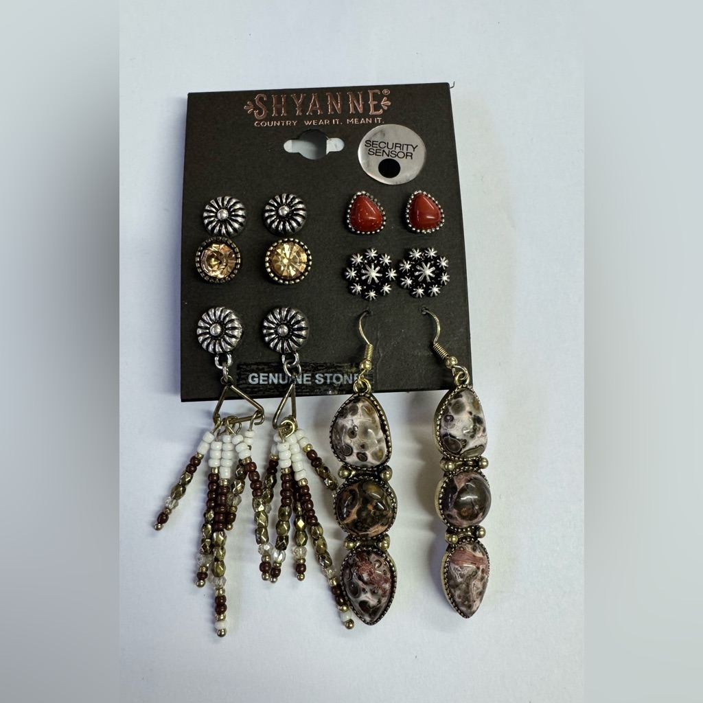 Shyanne Brown And Red Earring Collection